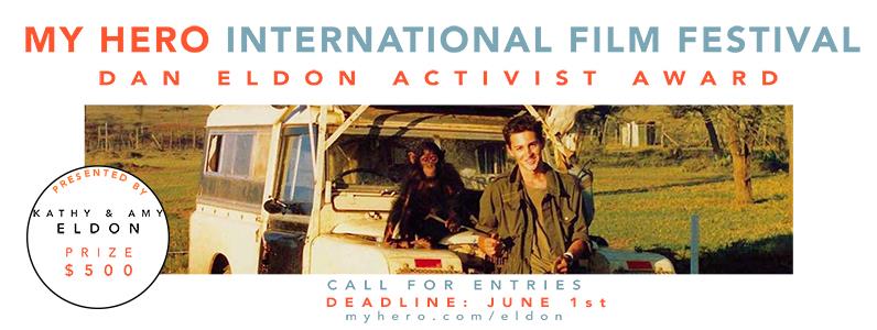 eldon activist award banner